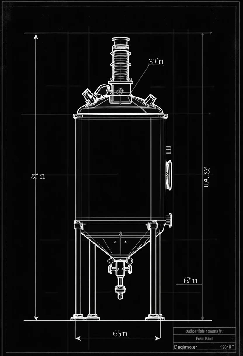 Serbatoio verticale — elevazione